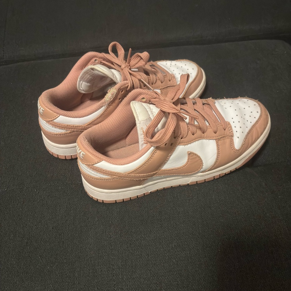 Nike Women's Brown and White Sneakers